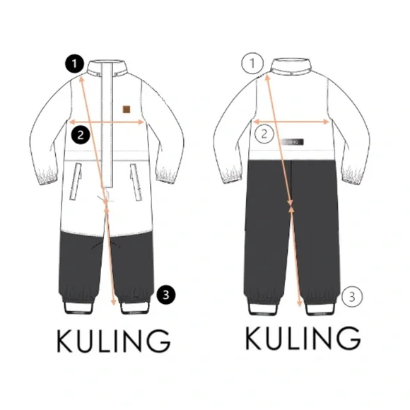 Kuling snow suit 
Size : 104 
Age range 4 or small 5 
Mossy light green - Picture 4 of 5